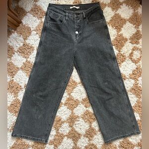 Levi's Charcoal Ankle Jeans